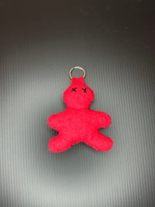 completed little fucker keychain